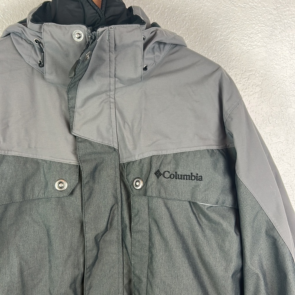 Columbia 2 in 1 lightweight puffer with Omni tech hood jacket large tall - Picture 2 of 14
